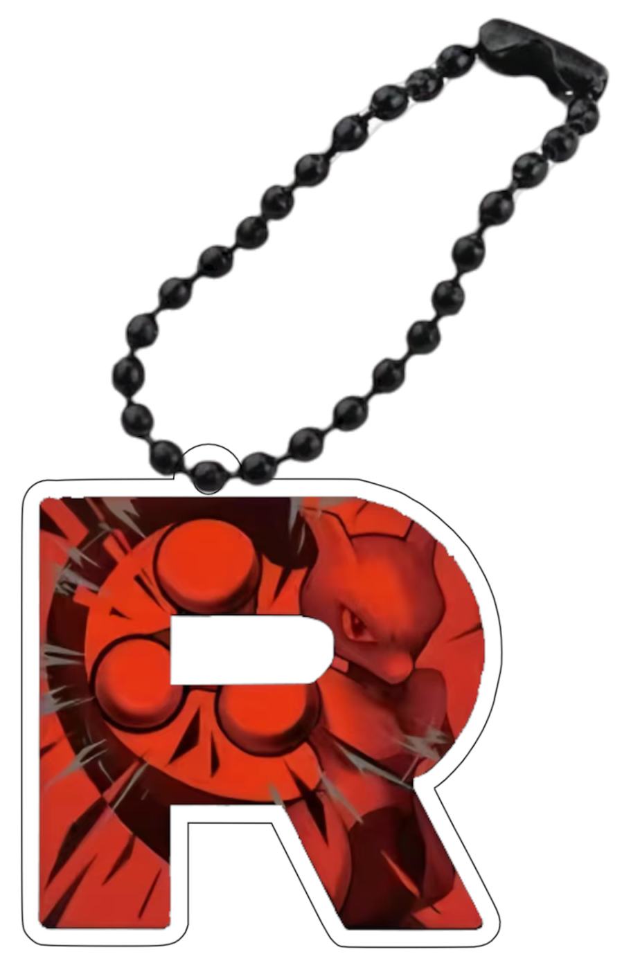 Logo acrylique Team Rocket Mewtwo