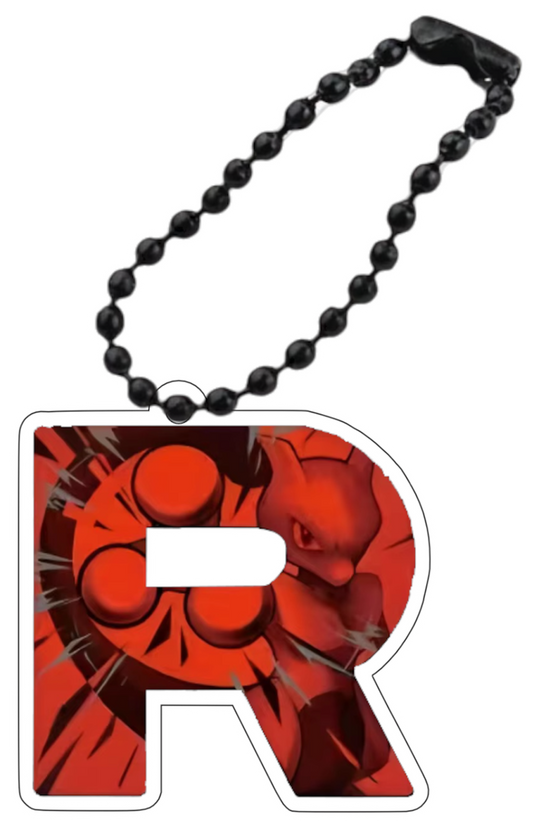 Logo acrylique Team Rocket Mewtwo