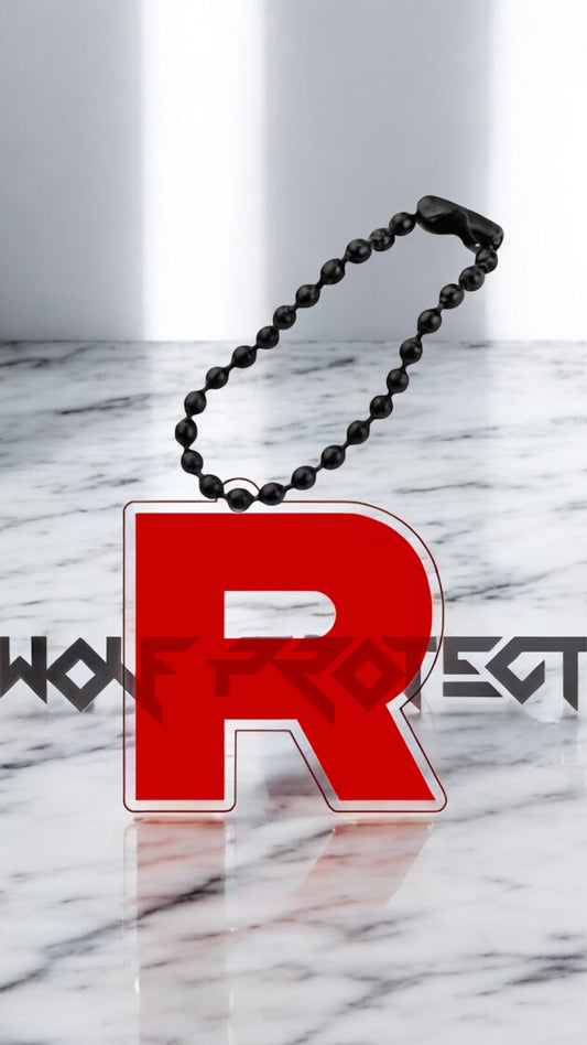 Logo acrylique Team Rocket