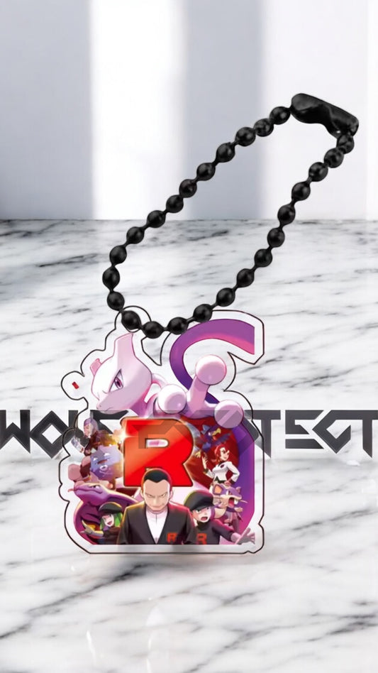 Logo acrylique Team Rocket